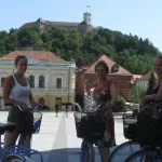 Congress square on bikes