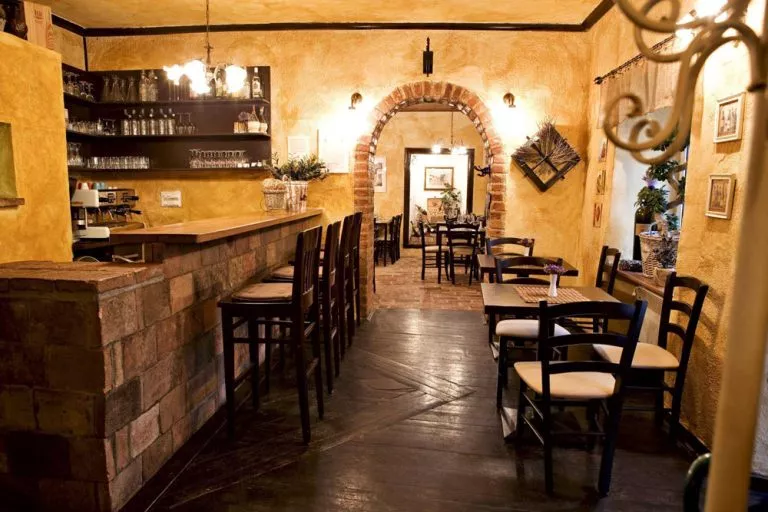 Innenansicht des Restaurants