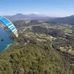 Gleitschirmfliegen am Bleder See
