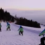 Nacht-Snowbiking Slowenien
