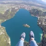 Gleitschirmfliegen blutete