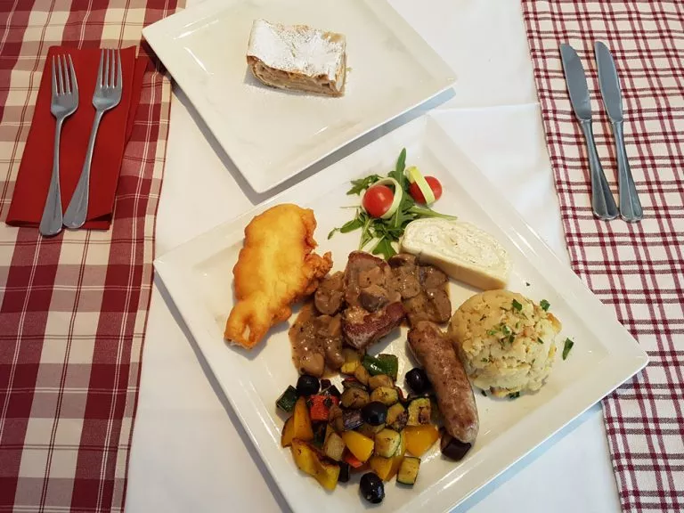Slowenische Speisekarte