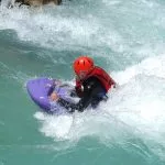 Junggesellenabschied auf dem Soca-Fluss