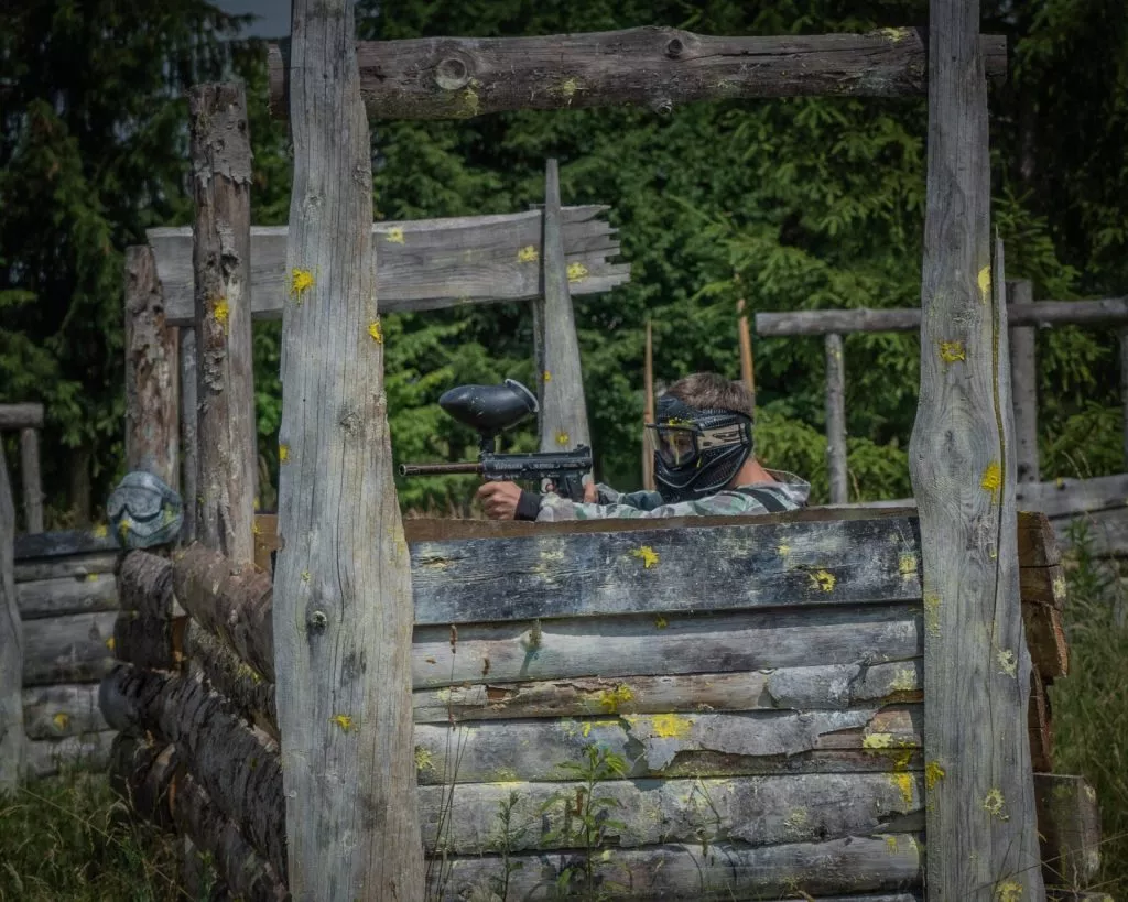 Stagljubljana paintball na prostem