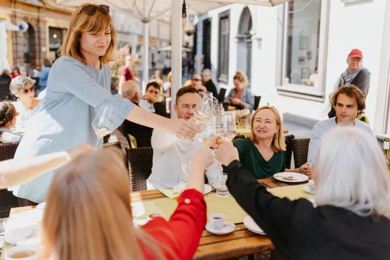 Traditionelle Restaurantbesichtigung in Ljubljana